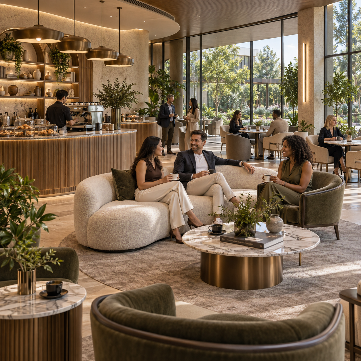 Designer Café Lounges
